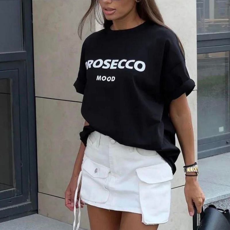 Prosecco Mood™ | Bequemes Oversized T-Shirt