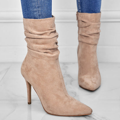 Monica | Premium-Stiefel in Veloursoptik