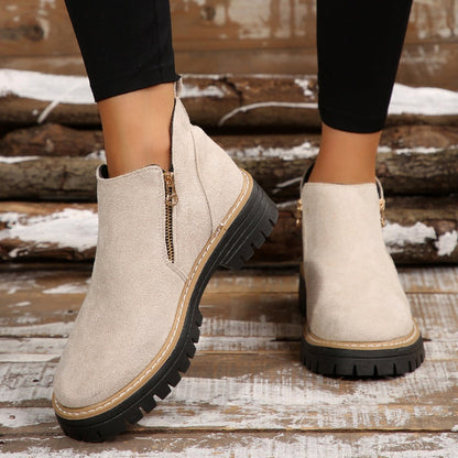 Brigitta | Stiefelette mit seitlichem Reißverschluss