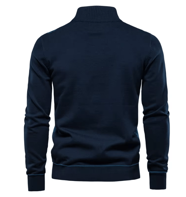 Sander | Halb-Zip Herrenpullover