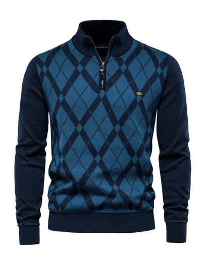 Sander | Halb-Zip Herrenpullover