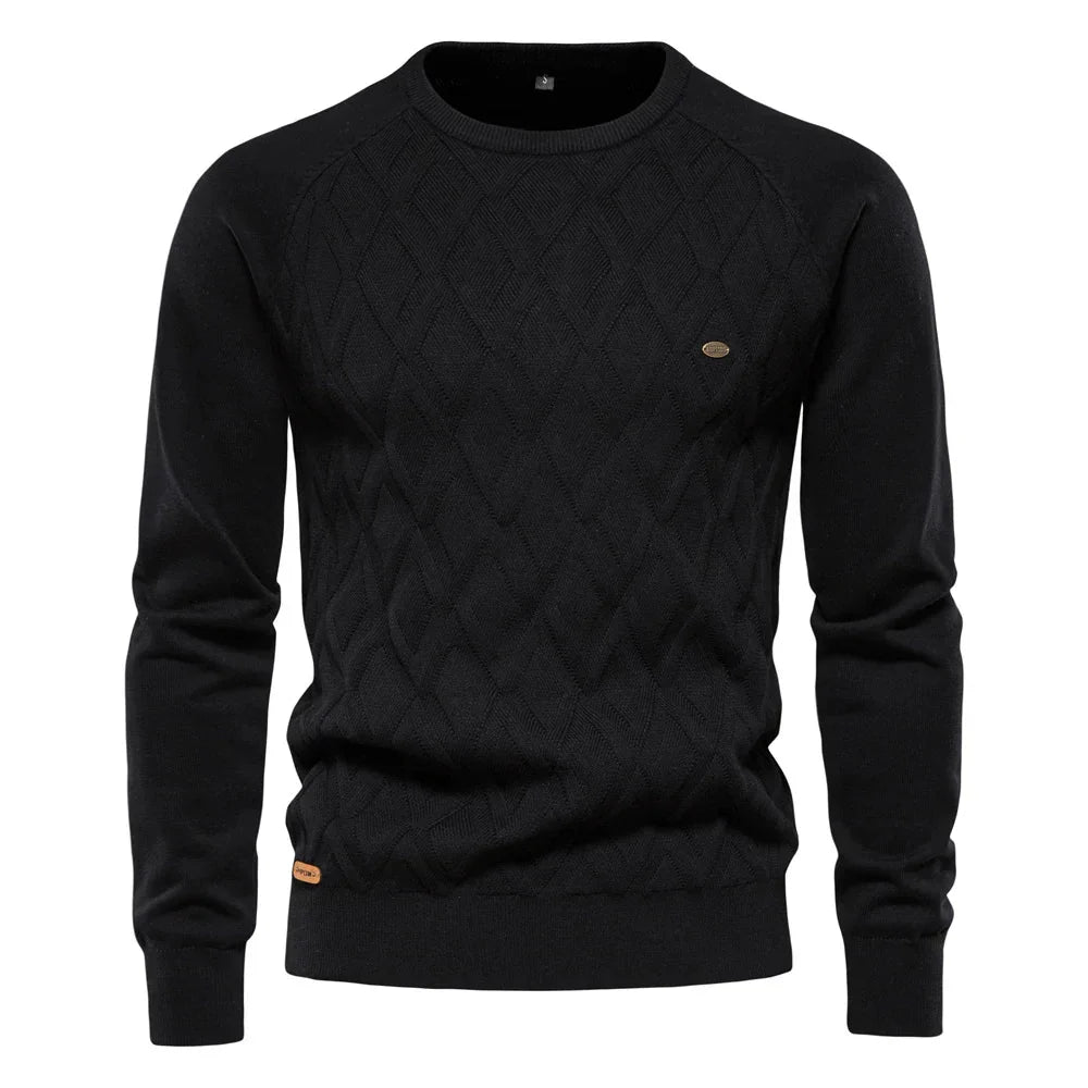 Daniel | Herren Pullover mit Karodesign