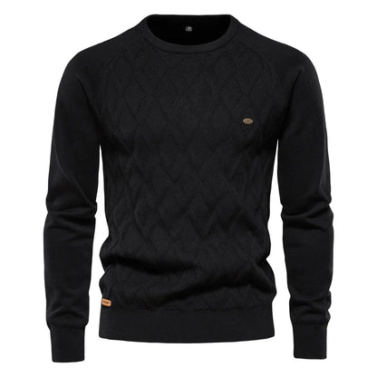 Daniel | Herren Pullover mit Karodesign