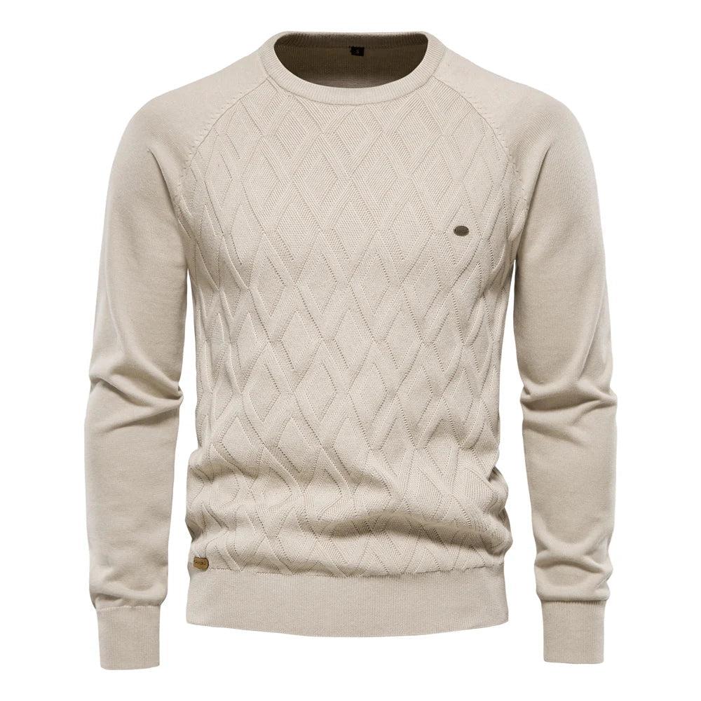Daniel | Herren Pullover mit Karodesign