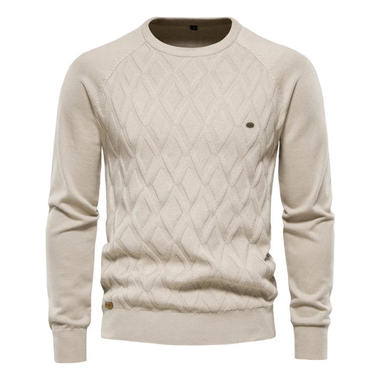 Daniel | Herren Pullover mit Karodesign
