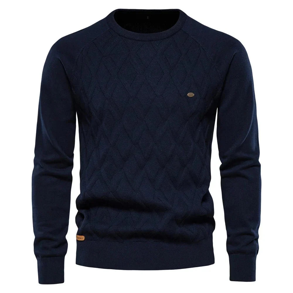 Daniel | Herren Pullover mit Karodesign