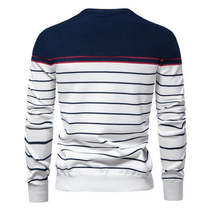 Sebastian | Herrenpullover mit Streifendesign