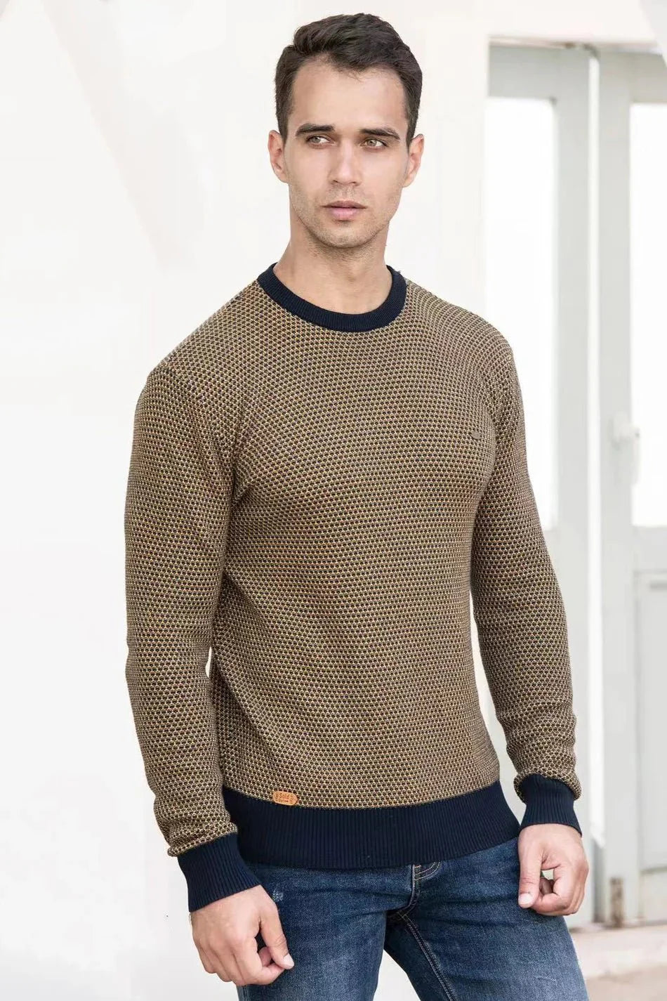 Julius | Herrenpullover mit Rautenmuster